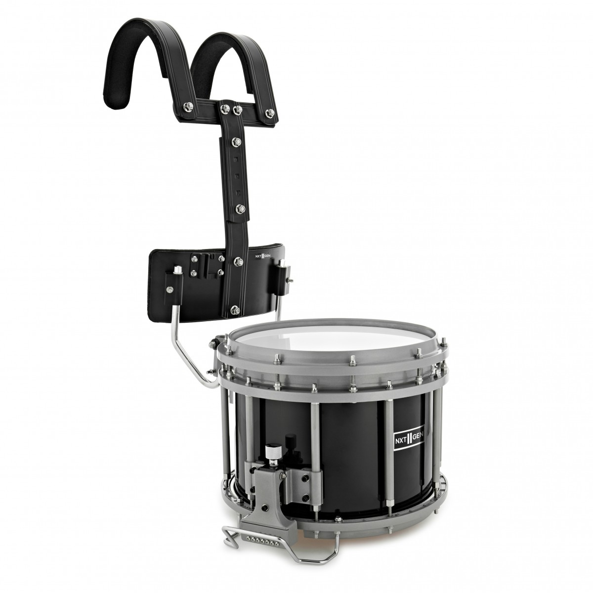 Premier NXT GEN Marching 13" x 10" Free Floating Snare Drum Black