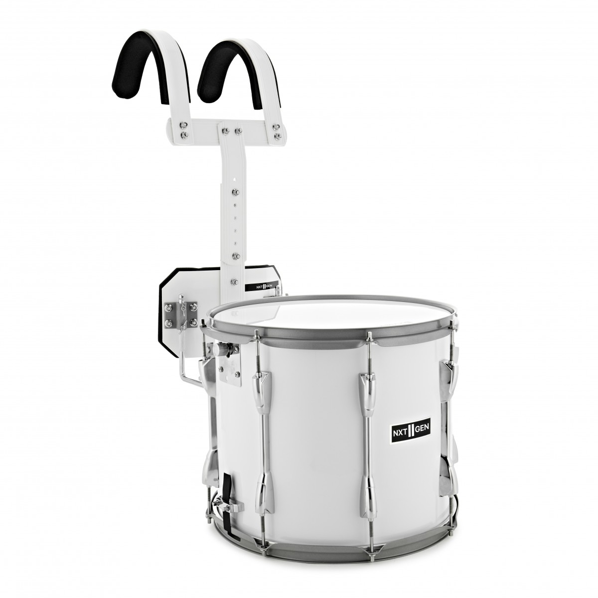 Premier NXT GEN Marching 14" x 12" Snare Drum & Top Snare White