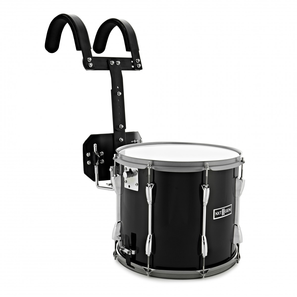Premier NXT GEN Marching 14" x 12" Snare Drum & Top Snare Black
