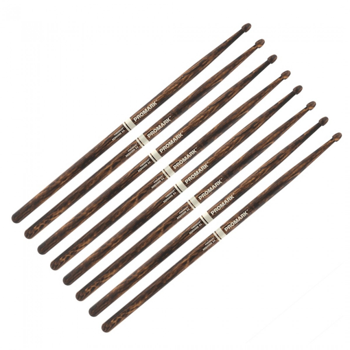 Promark Rebound 5A FireGrain Hickory Drumstick Acorn Tip 4-Pack