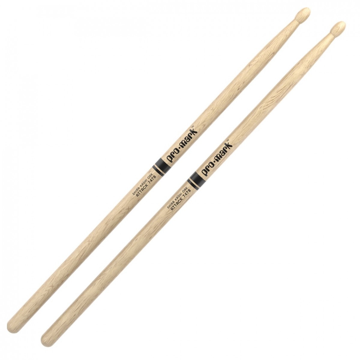 Promark Classic Attack 747B Shira Kashi Oak Wood Tip