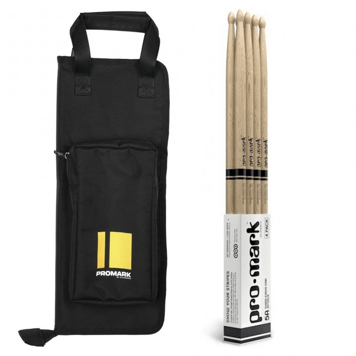 Promark Stick Bag & Oak 5A Sticks Bundle