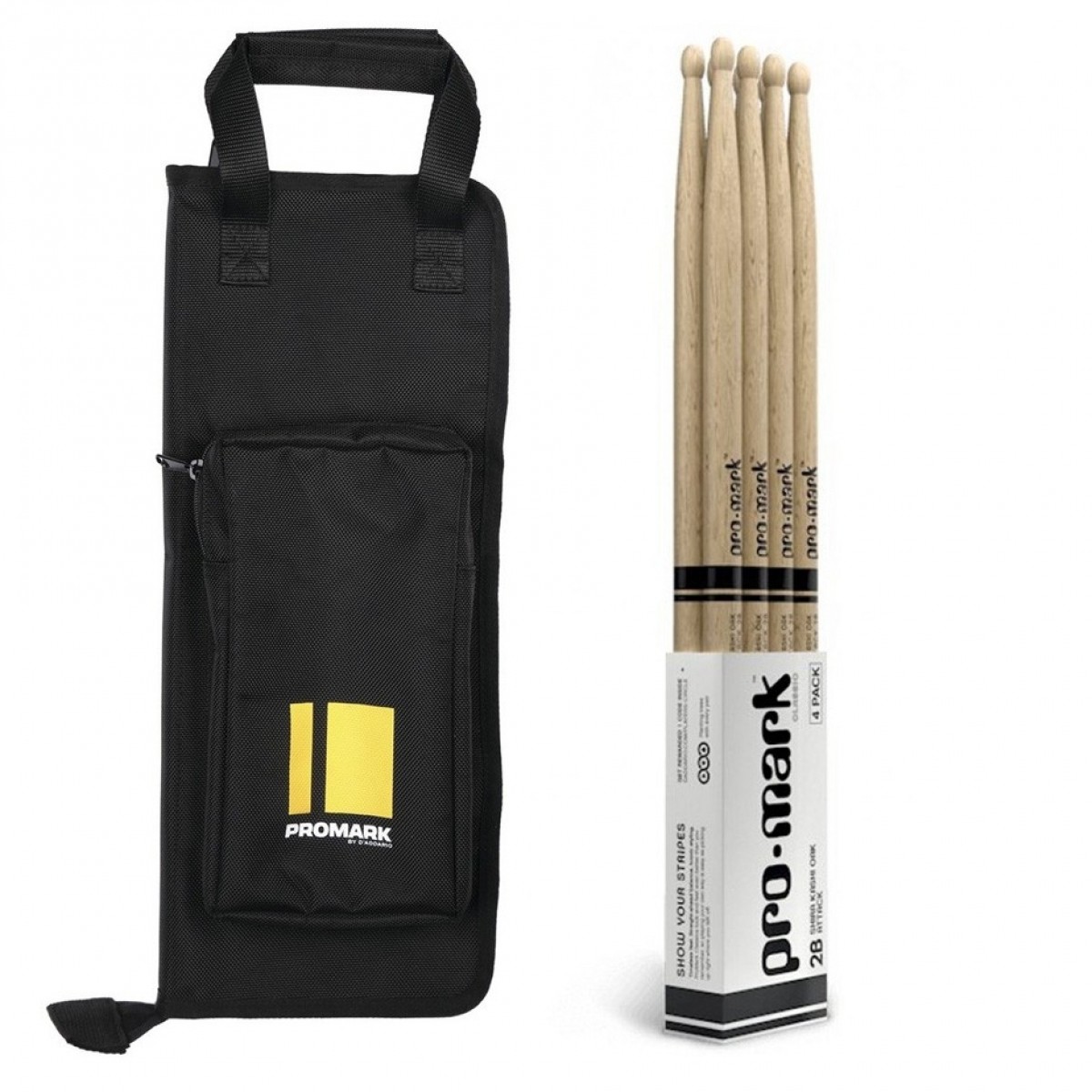 Promark Stick Bag & Oak 2B Sticks Bundle
