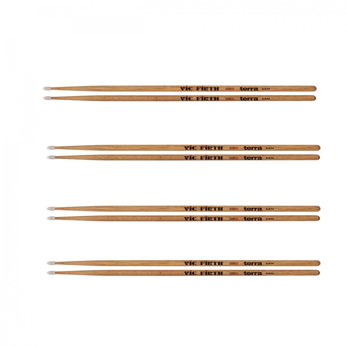 Vic Firth American Classic 5AN Terra Series Drumsticks 4pk