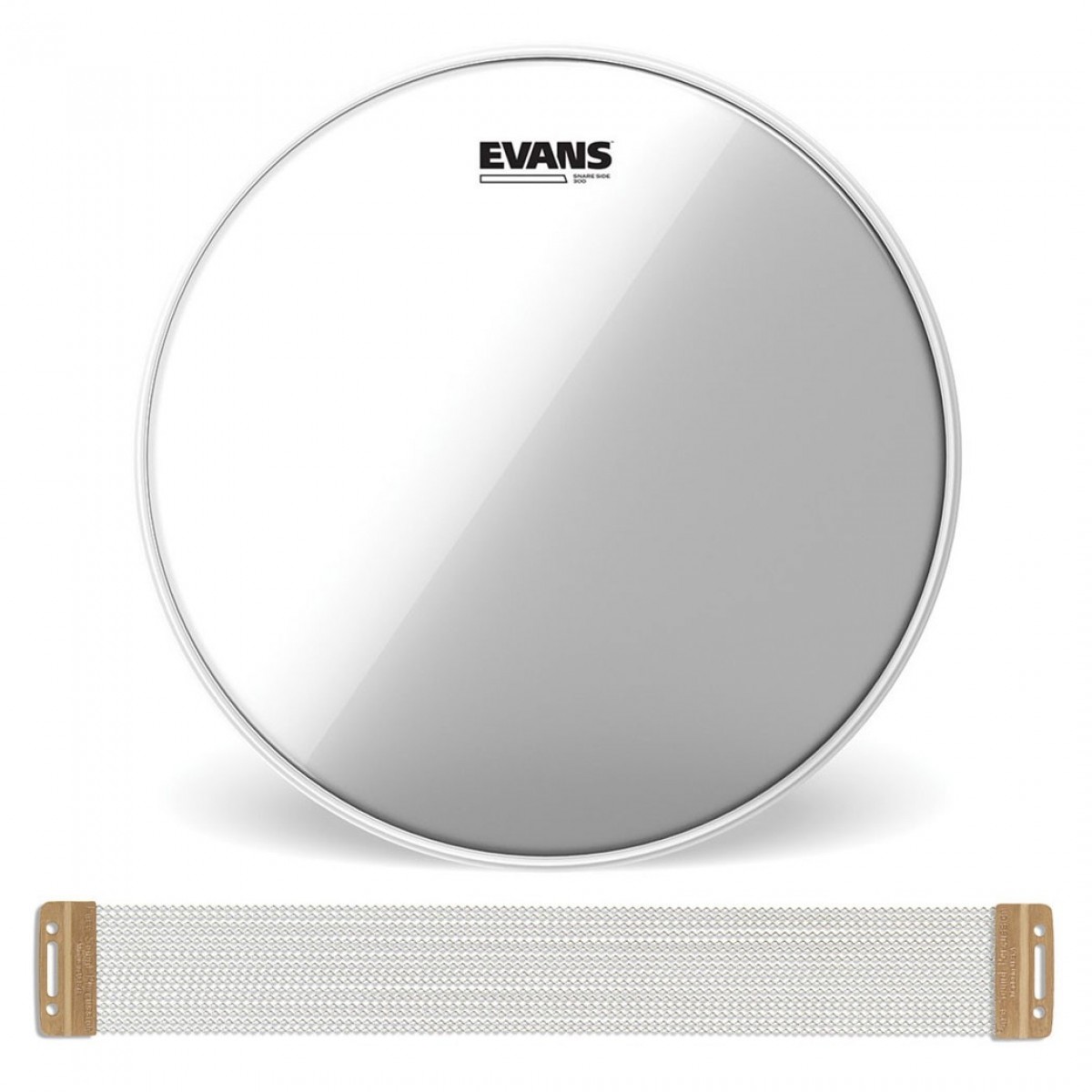 PureSound Custom Series Snare Wire 20 Strand & Evans Hazy 300 14