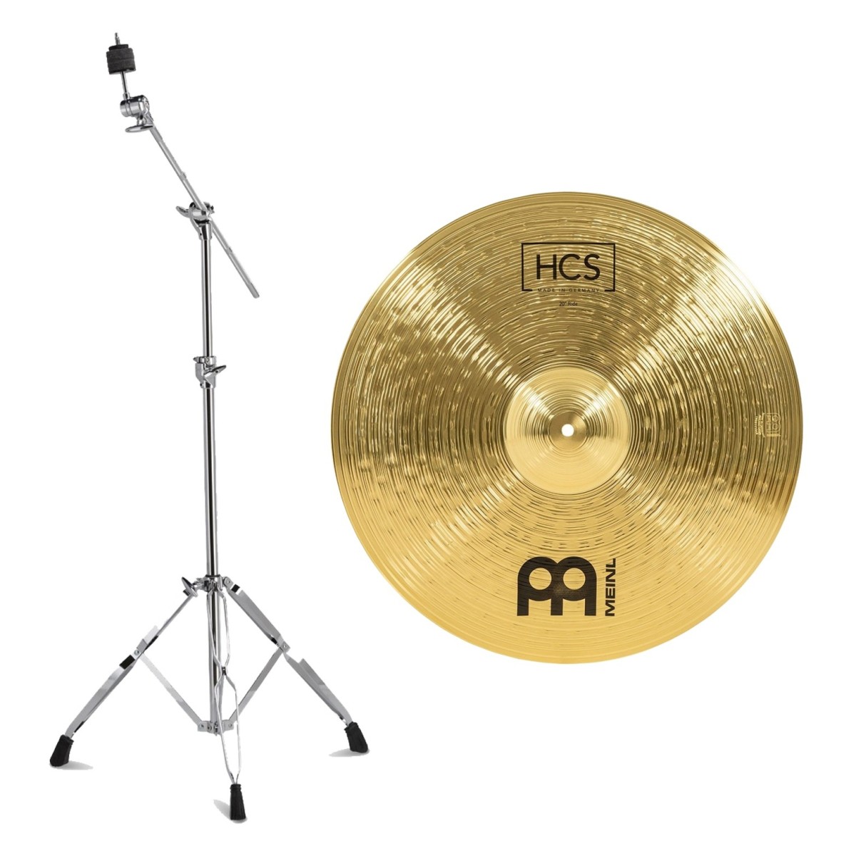 Meinl HCS 20 Ride & Gretsch Explorer Series Boom Cymbal Stand