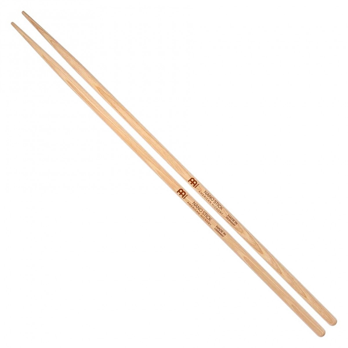 Meinl Stick & Brush Nano Drumstick American Hickory No Tip Pair