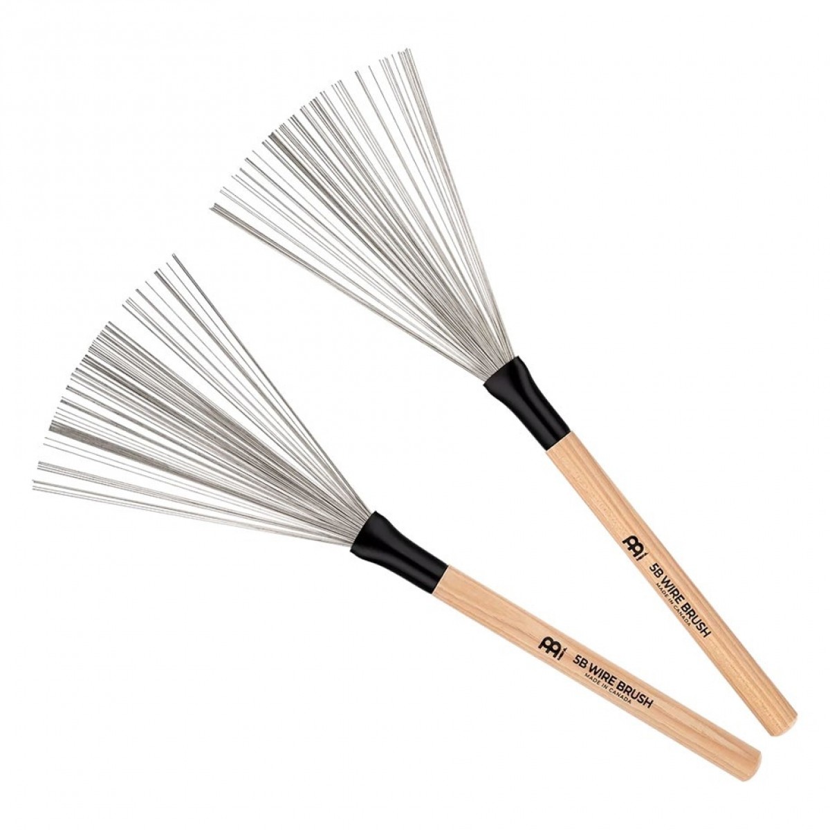 Meinl Stick & Brush 5B Fixed Wire Brush Pair