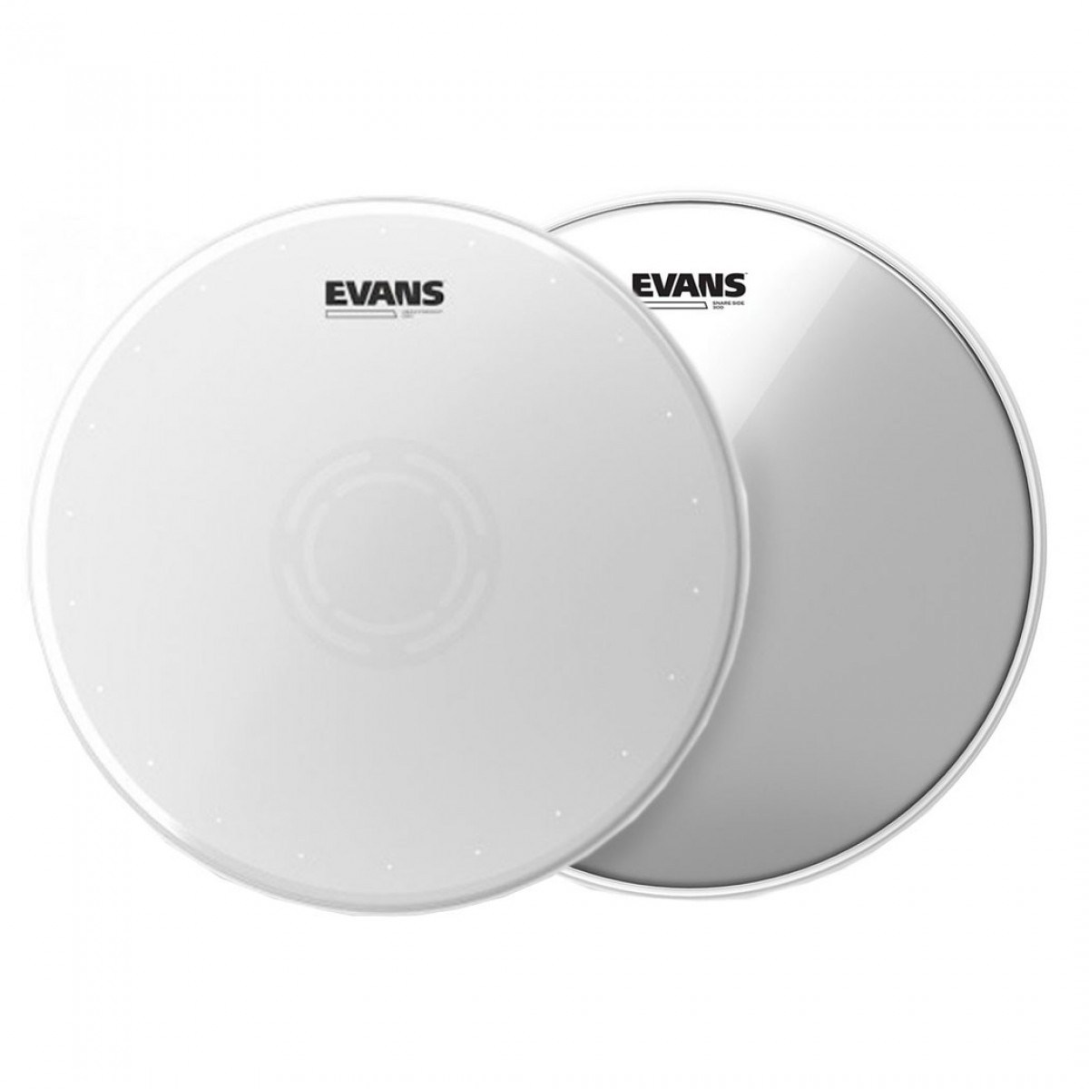 Evans Heavyweight Dry Snare Drum Head & Snare Side Hazy 300 14"