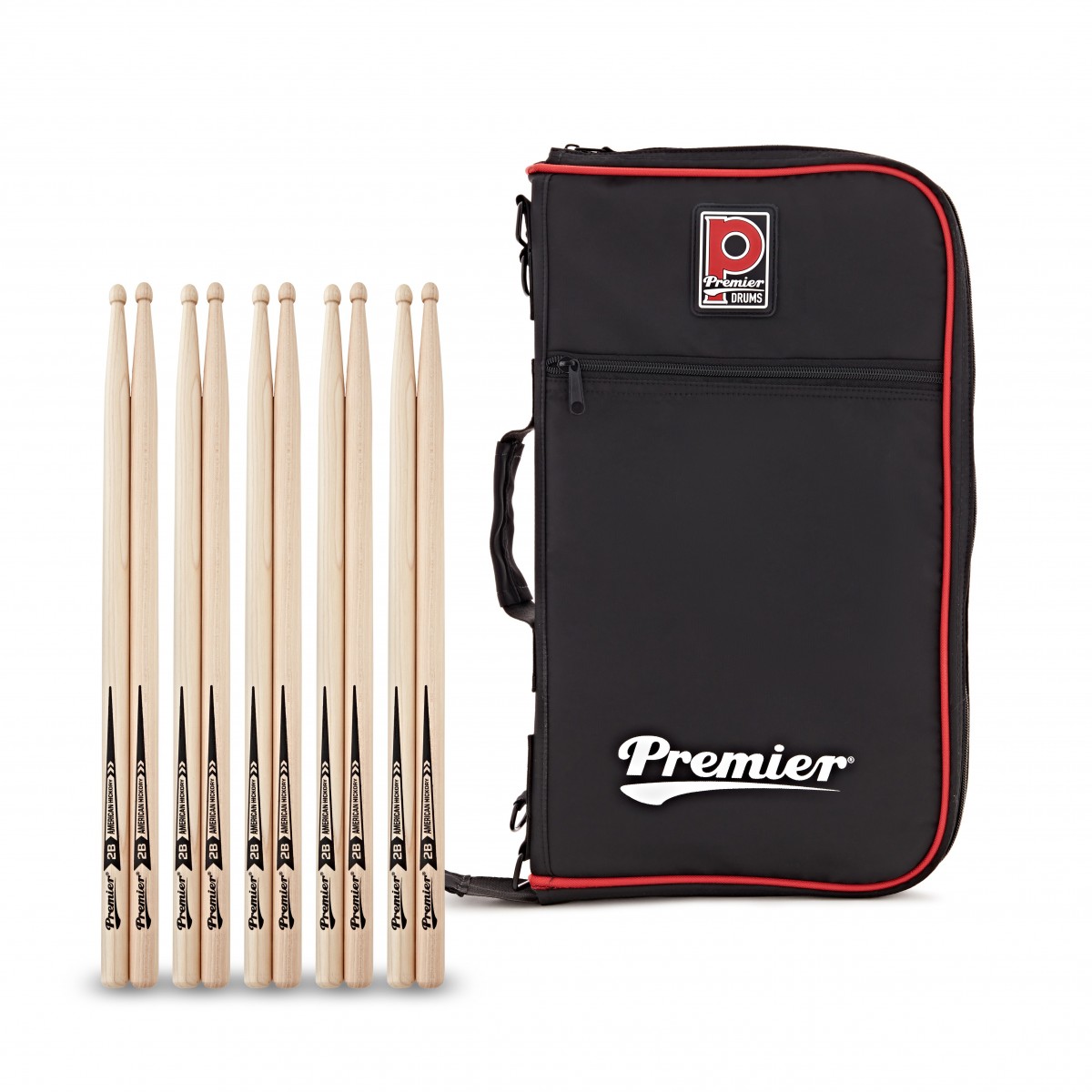 Premier Drumstick Bag and 2B Drumsticks Pack