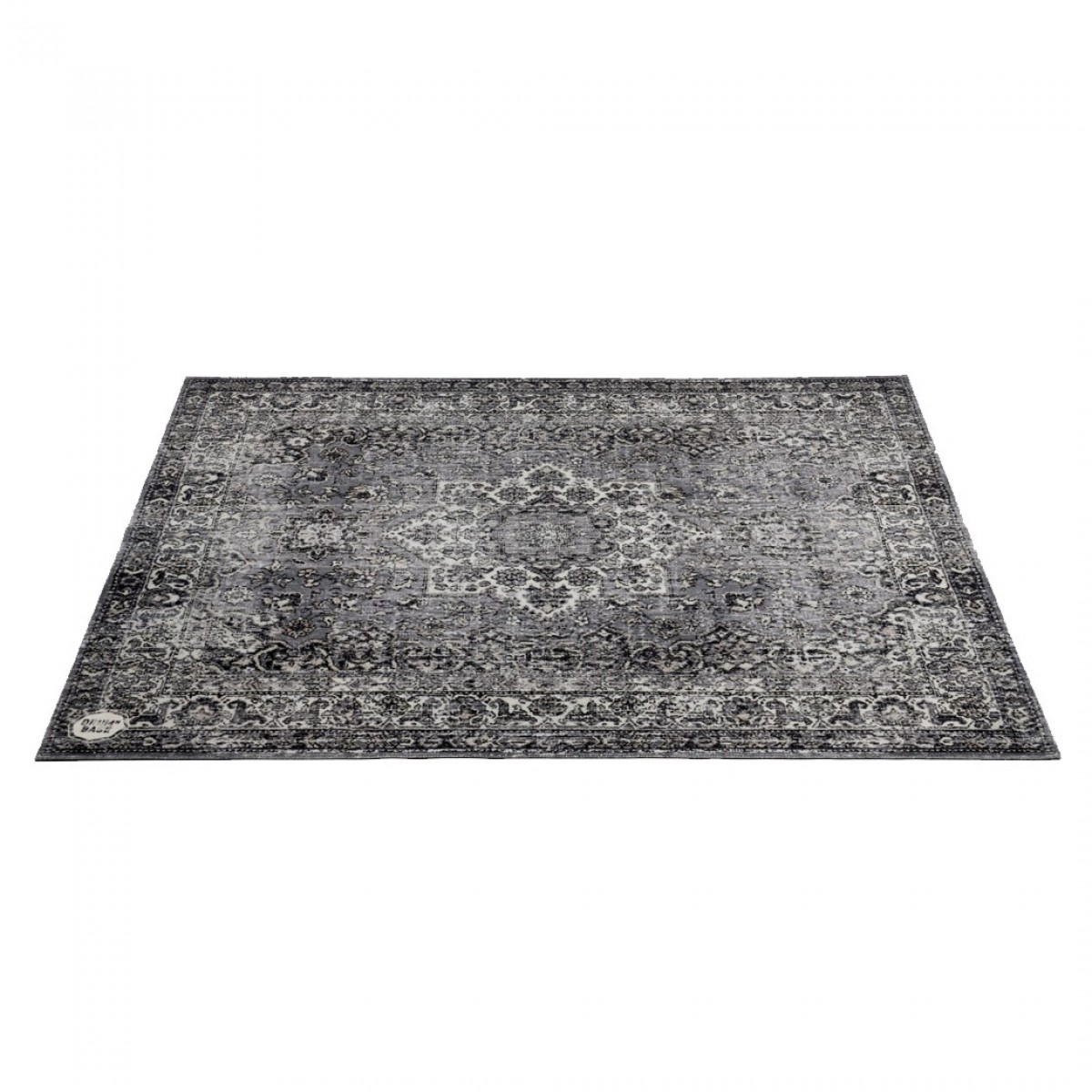 Drum n Base Vintage Persian Club Series Drum Mat Grey 163cm x 142cm