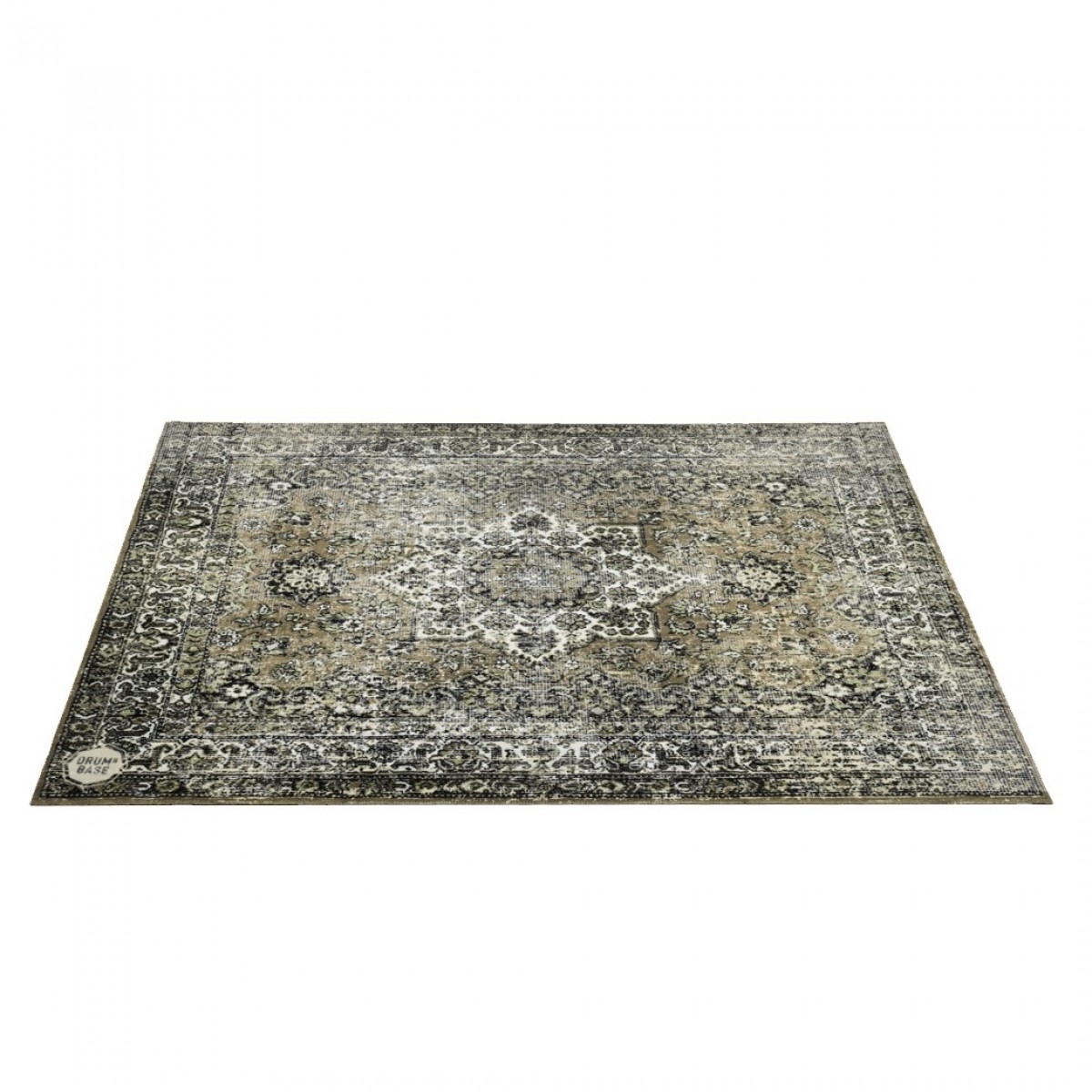 Drum n Base Vintage Persian Club Series Drum Mat Green 163cm x 142cm