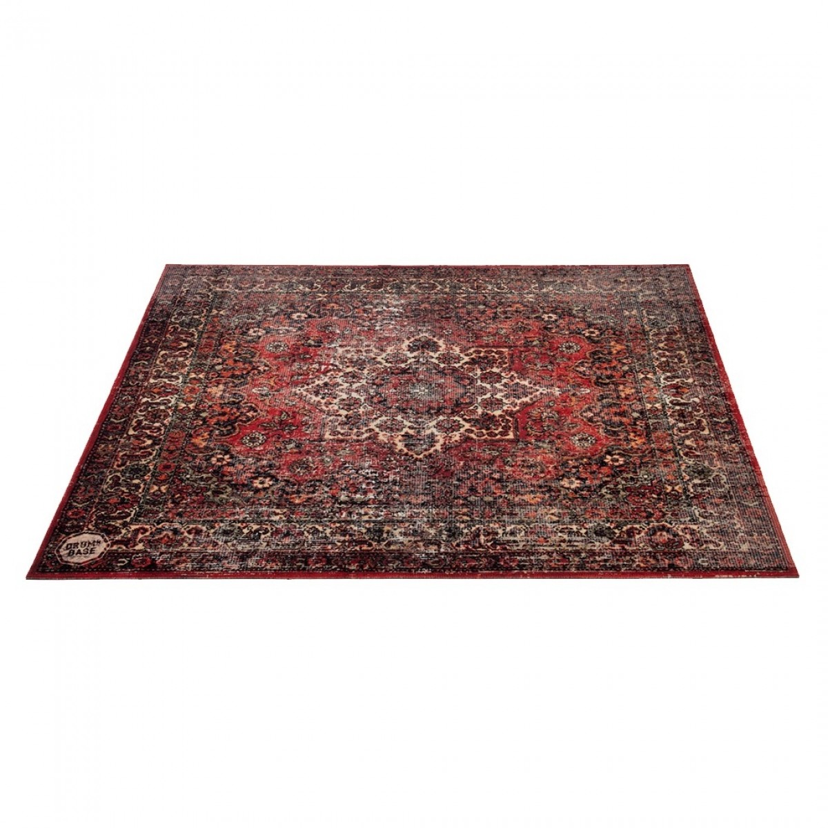 Drum n Base Vintage Persian Club Series Drum Mat Original Red 163cm x 142cm