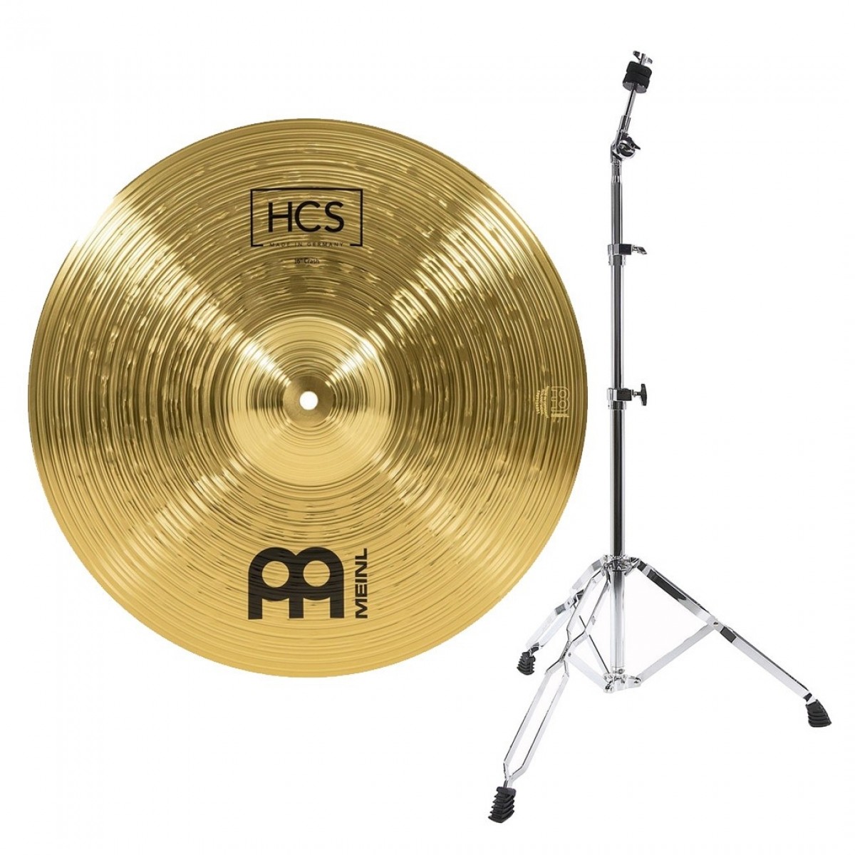 Meinl HCS 18 Crash-Ride Cymbal & Gear4music Straight Stand