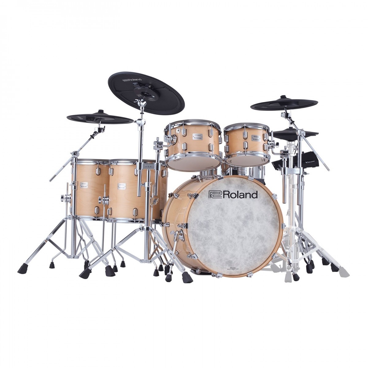 Roland VAD716 V-Drums Acoustic Design Drum Kit Gloss Natural