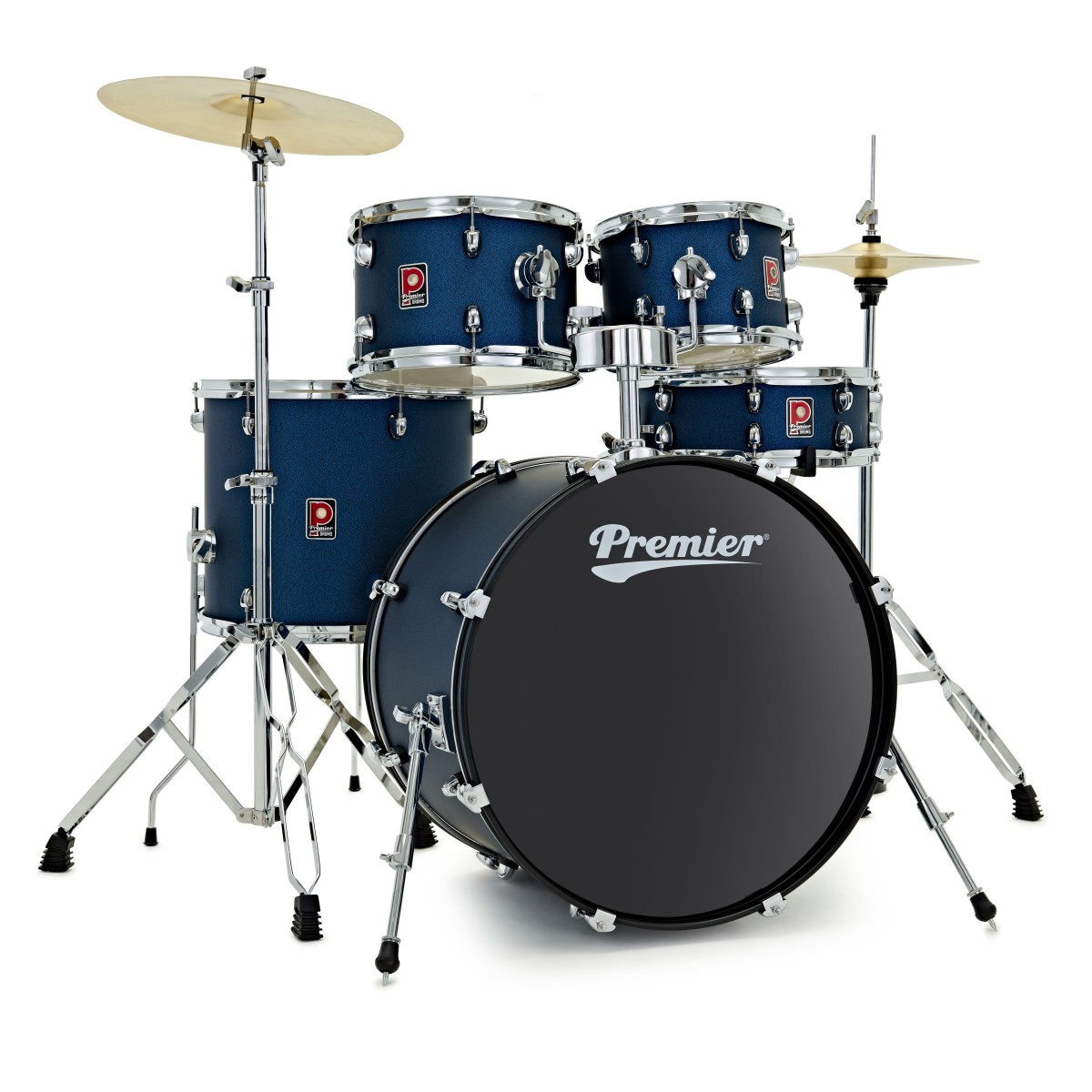 Premier Revolution 22" 5pc Drum Kit Blue Stardust