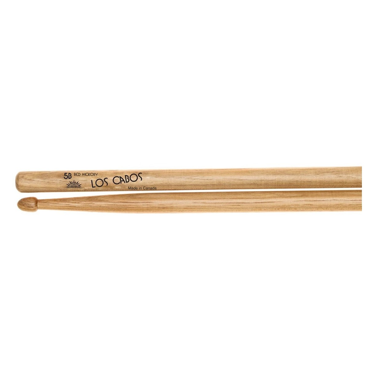 Los Cabos 5B Red Hickory Wood Tip Drumsticks
