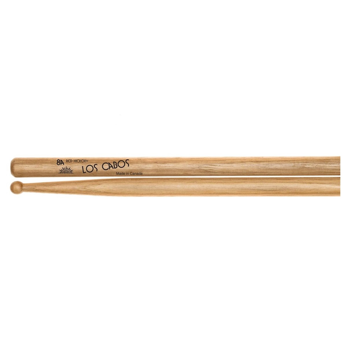 Los Cabos 8A Red Hickory Wood Tip Drumsticks