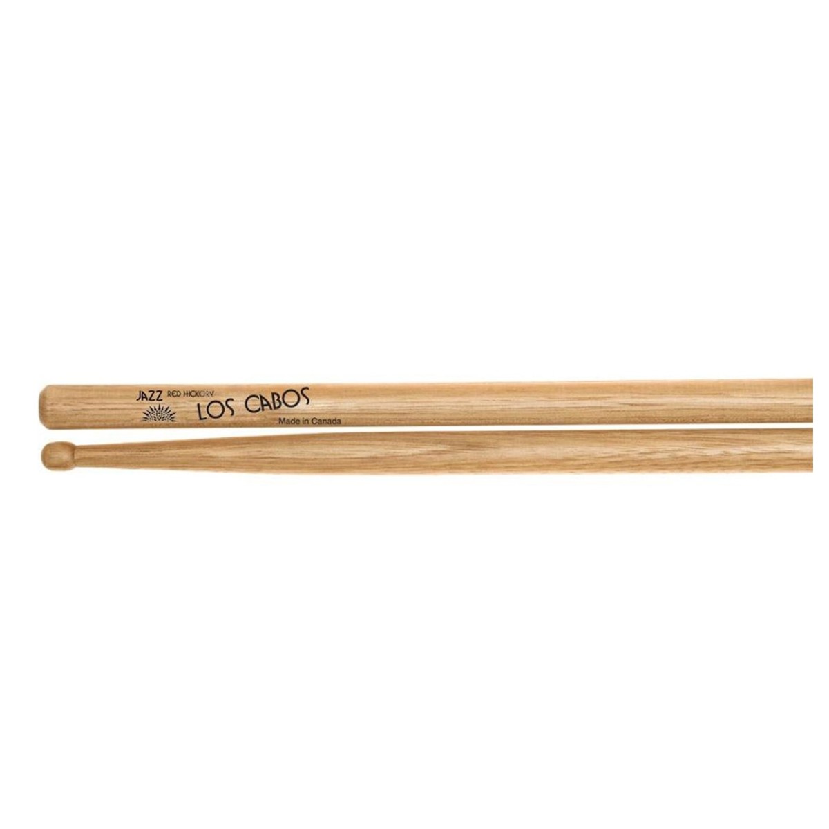 Los Cabos Jazz Red Hickory Wood Tip Drumsticks