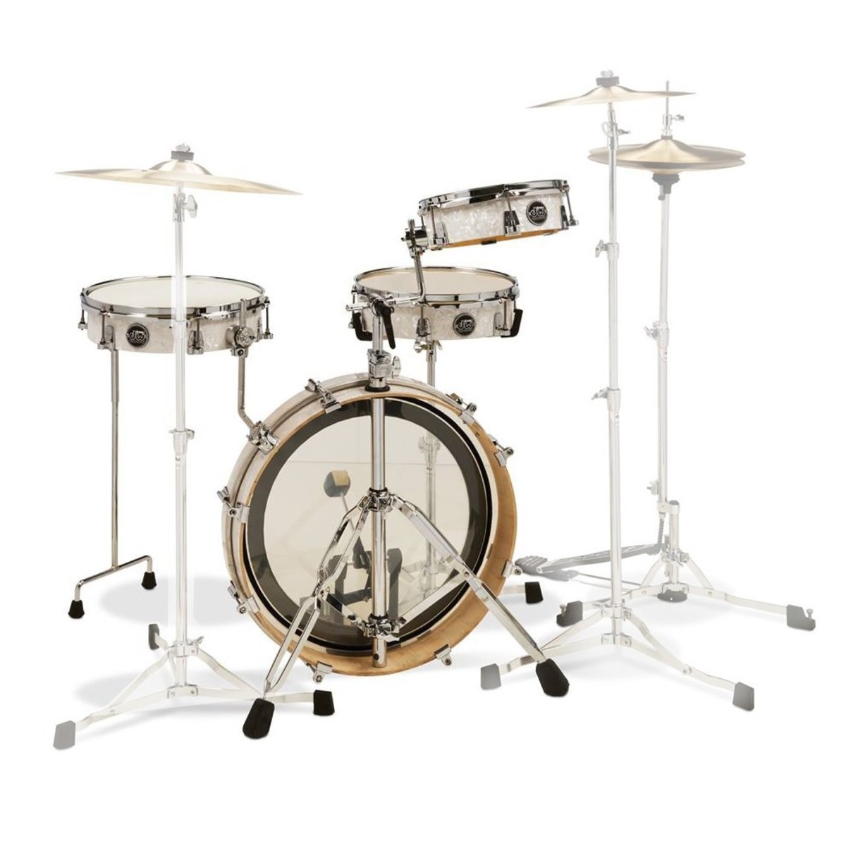 DW Performance Series 20 4pc LowPro kit - White Marine