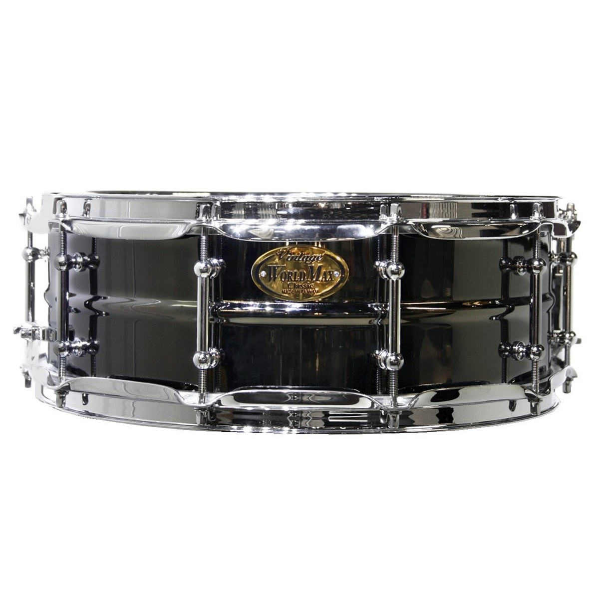 WorldMax 14" x 5 Black Brass Snare Drum