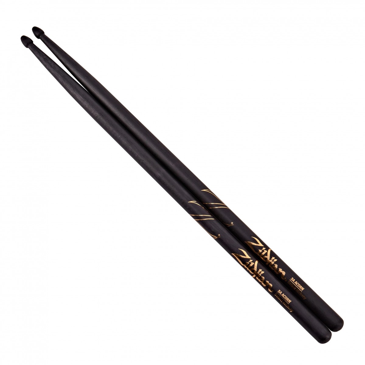 Zildjian 5A Acorn Tip Black Drumsticks