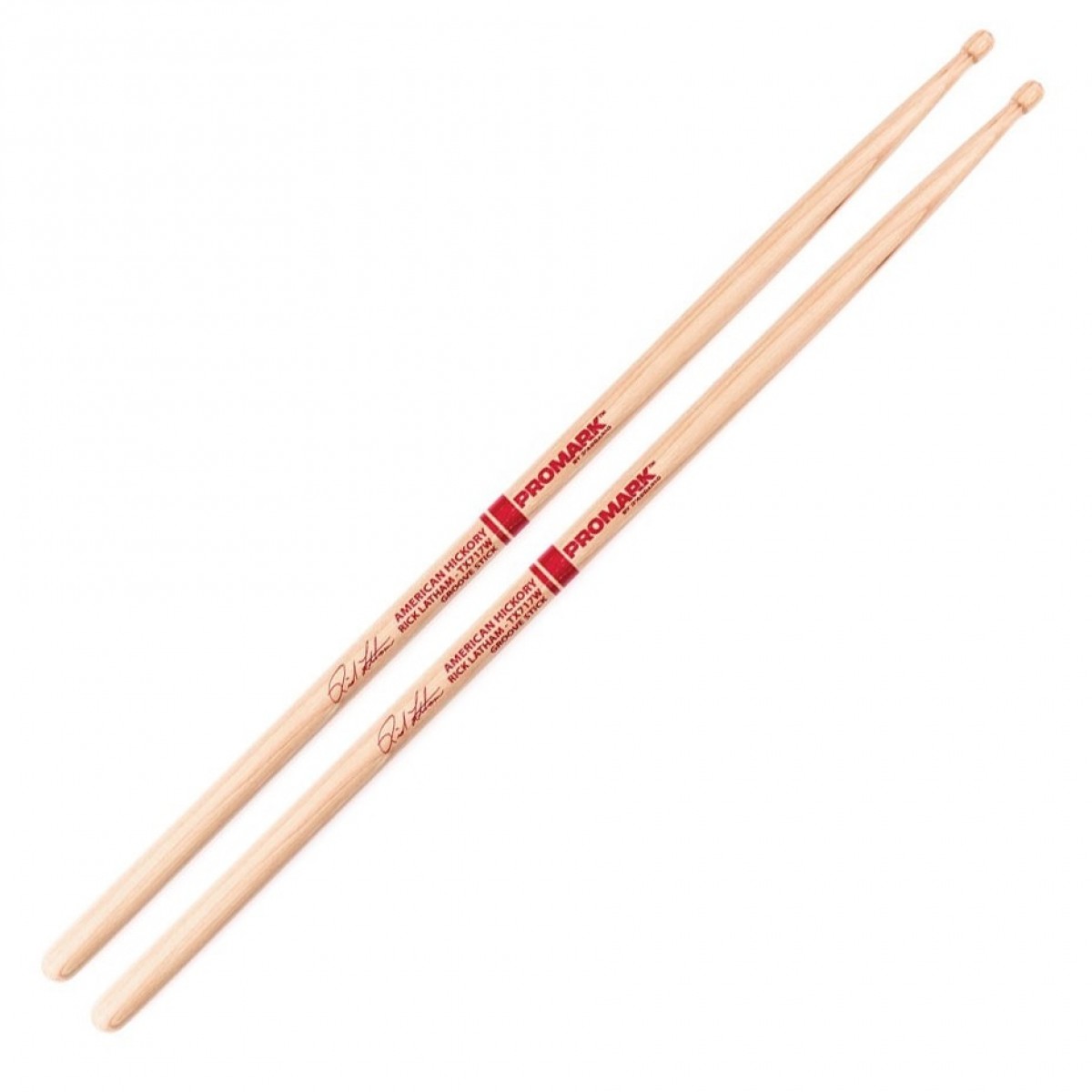 ProMark Hickory 717 Rick Latham Wood Tip Drumsticks