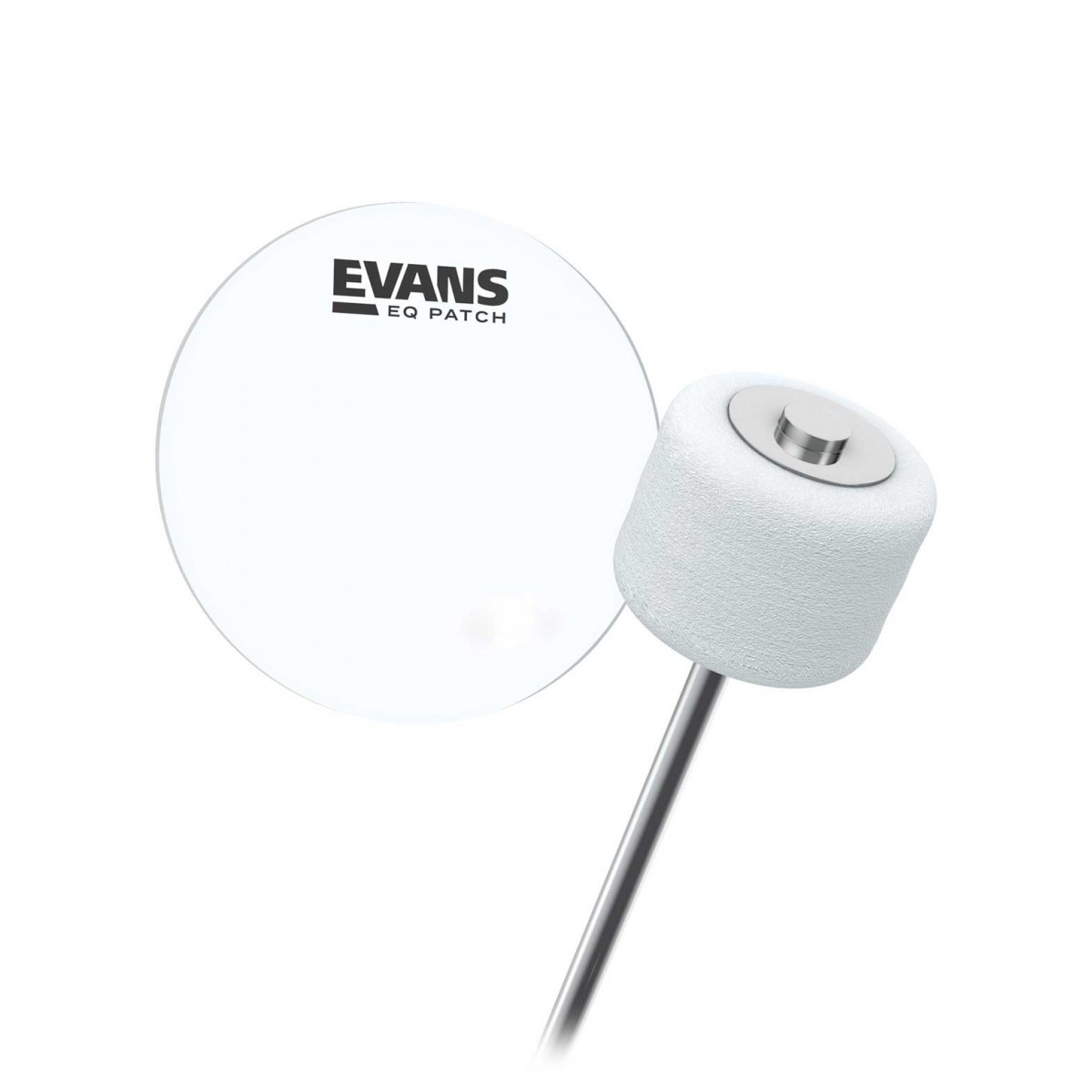 Evans EQ Single Pedal Patch Clear Plastic