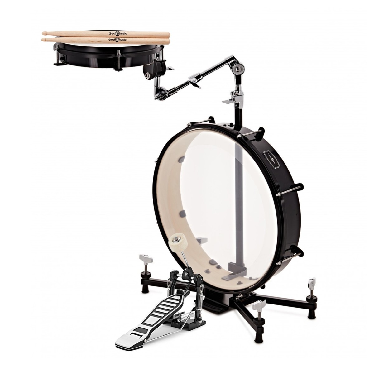 Portable Busker Shell Kit by Gear4music Complete Pack