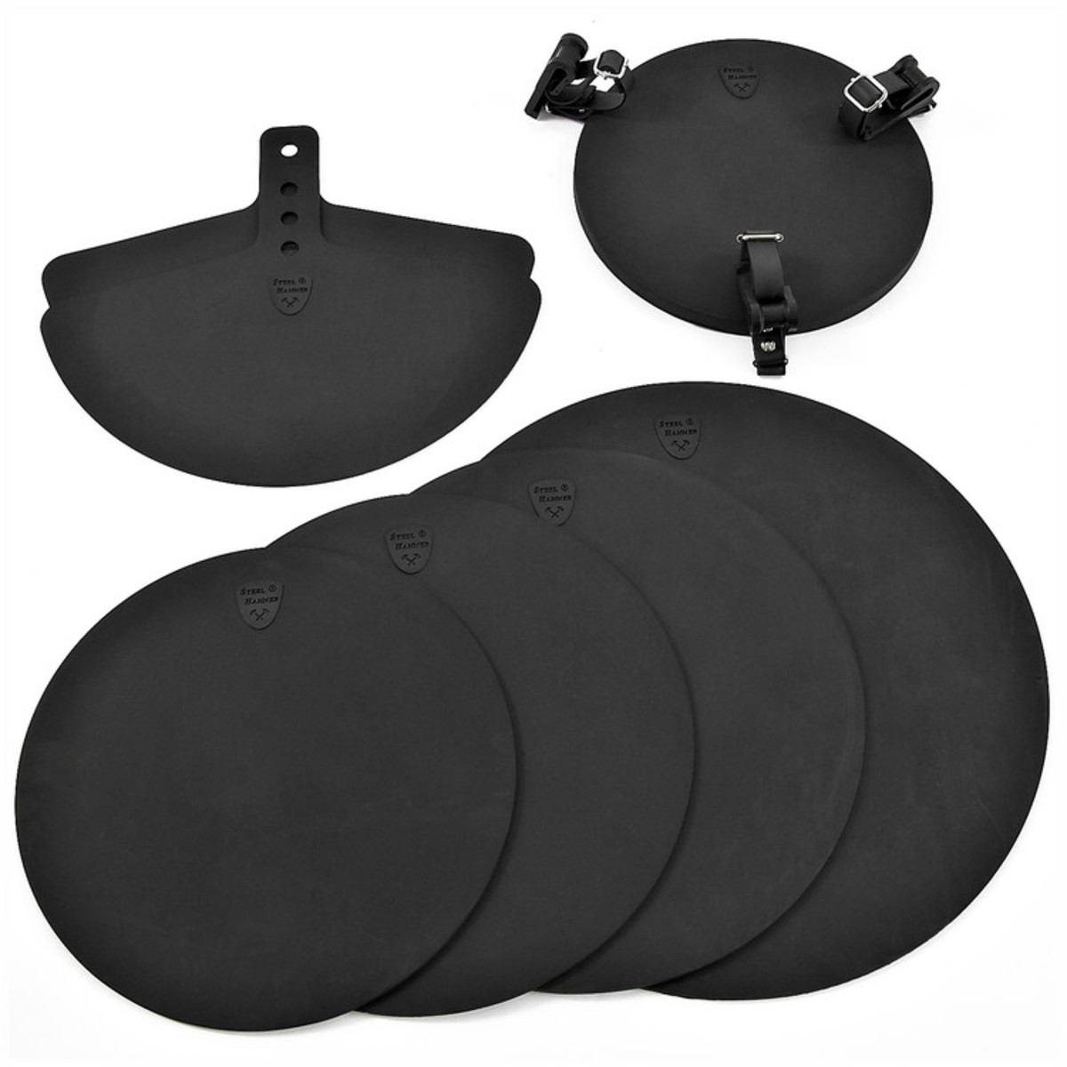 Drum Kit Silencing Pad Set by Gear4music - Fusion Sizes