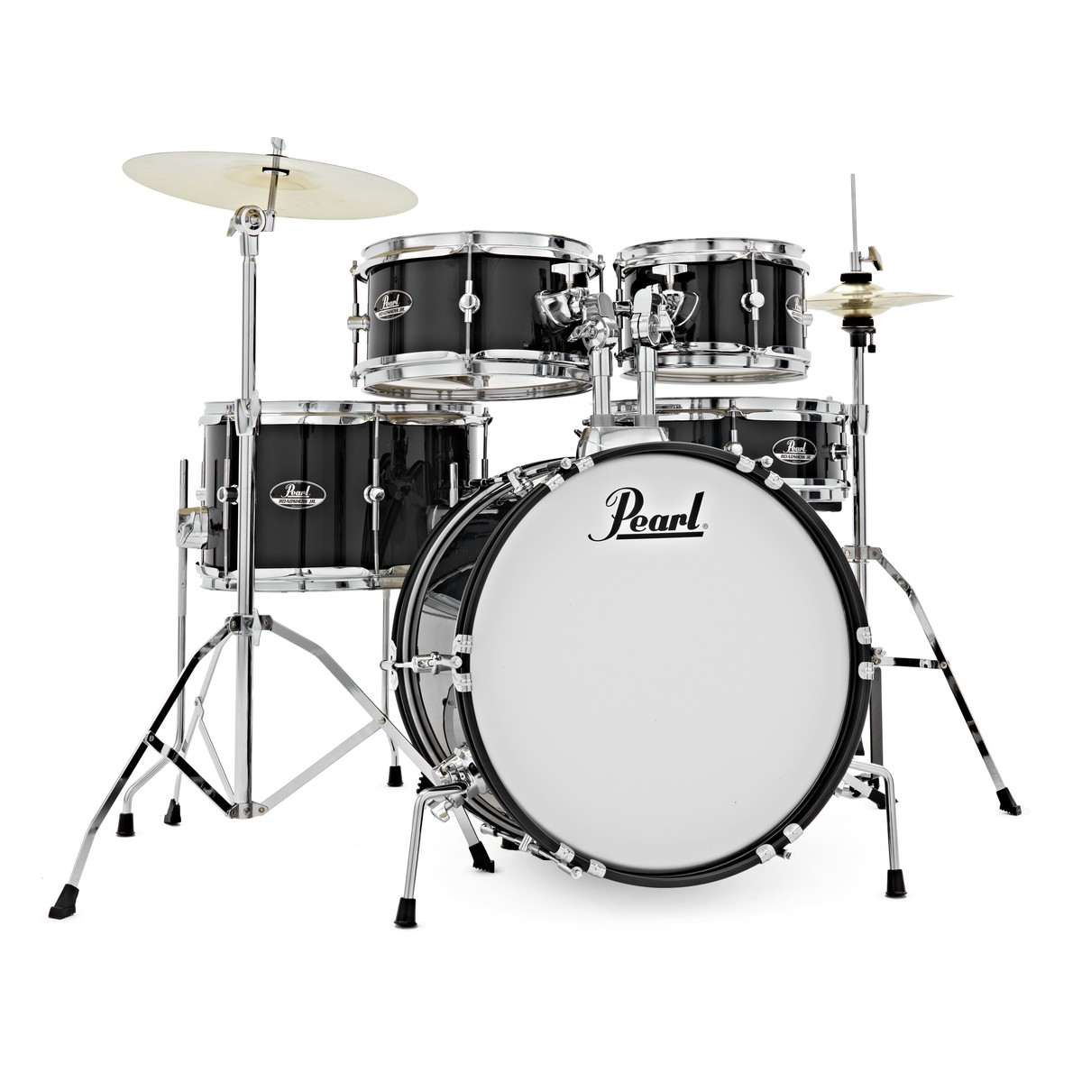 Pearl Roadshow Junior 5pc Drum Kit Jet Black