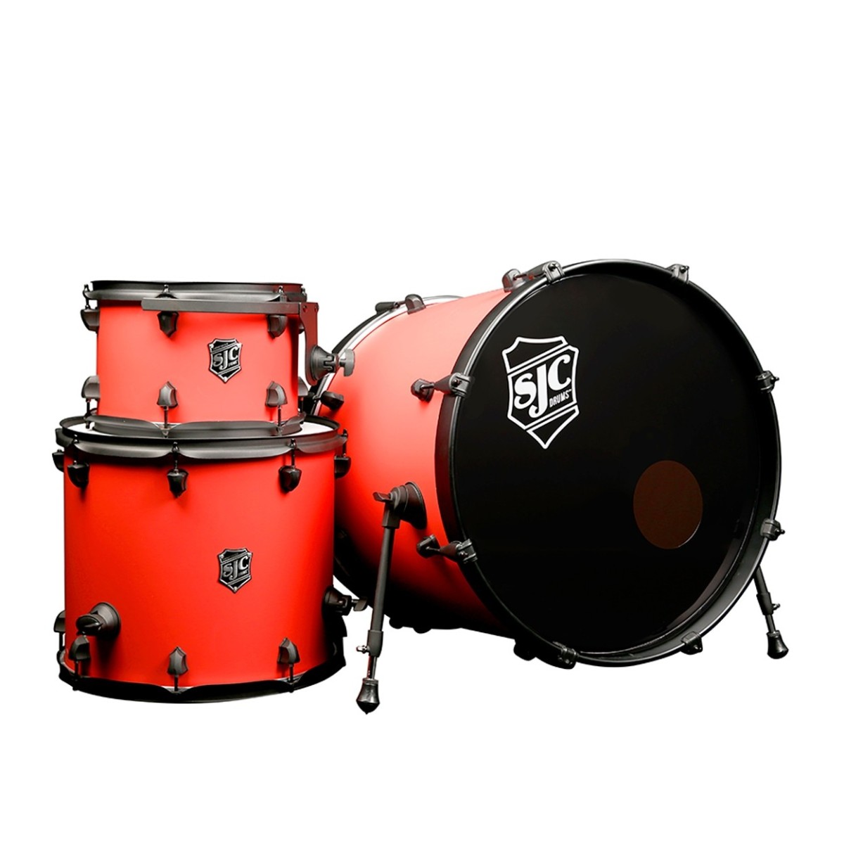 SJC Drums Pathfinder 3pc Shell Pack Fresno Red