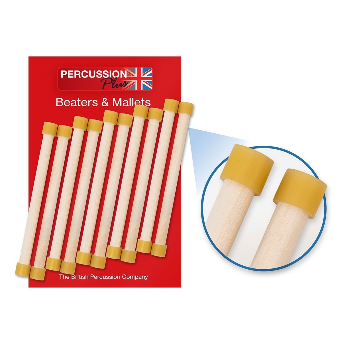 Percussion Plus Mini Steel Pan Sticks 5 Pairs