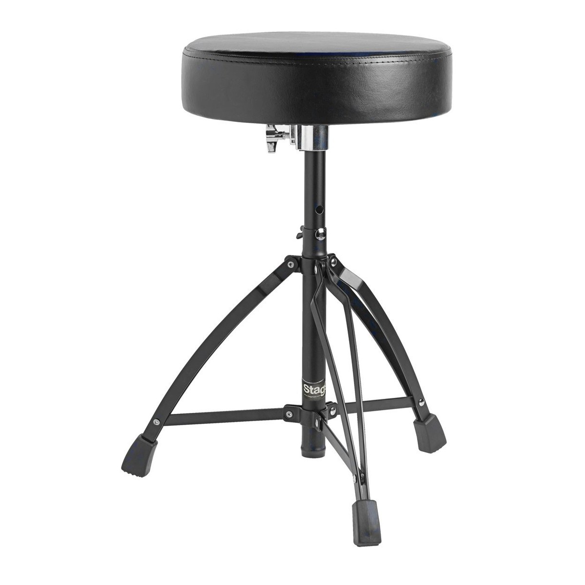 Stagg Double Braced Drum Throne Black