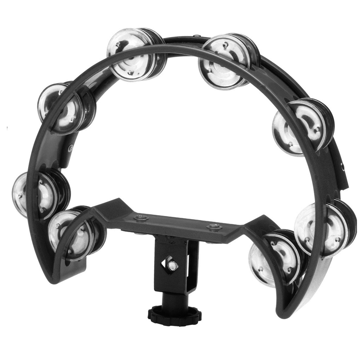 Stagg 1/2 Moon Drumset Tambourine Black