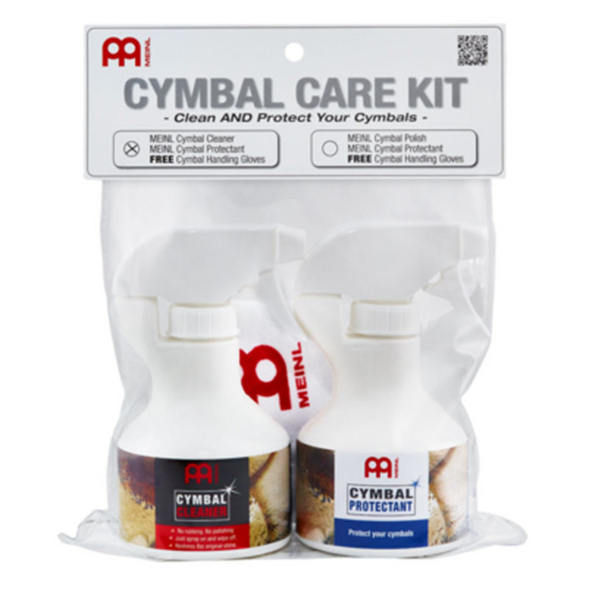 Meinl Cymbal Care Kit Includes Cleaner and Protectant