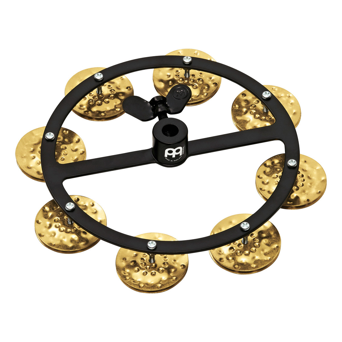 Meinl Headliner Series Hi-Hat Tambourine 1 Row Brass Jingles