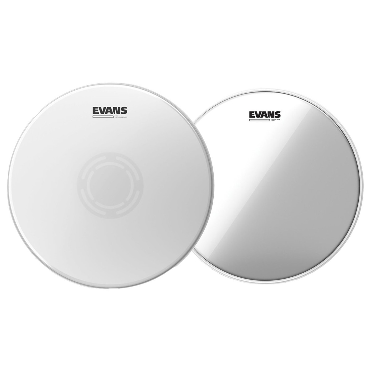 Evans 14" UV1 Reverse Dot Snare Drum Head & Snare Side Hazy 300 Pack
