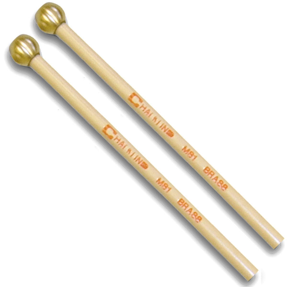 Chalklin MS1 Birch Glockenspiel Beaters Brass