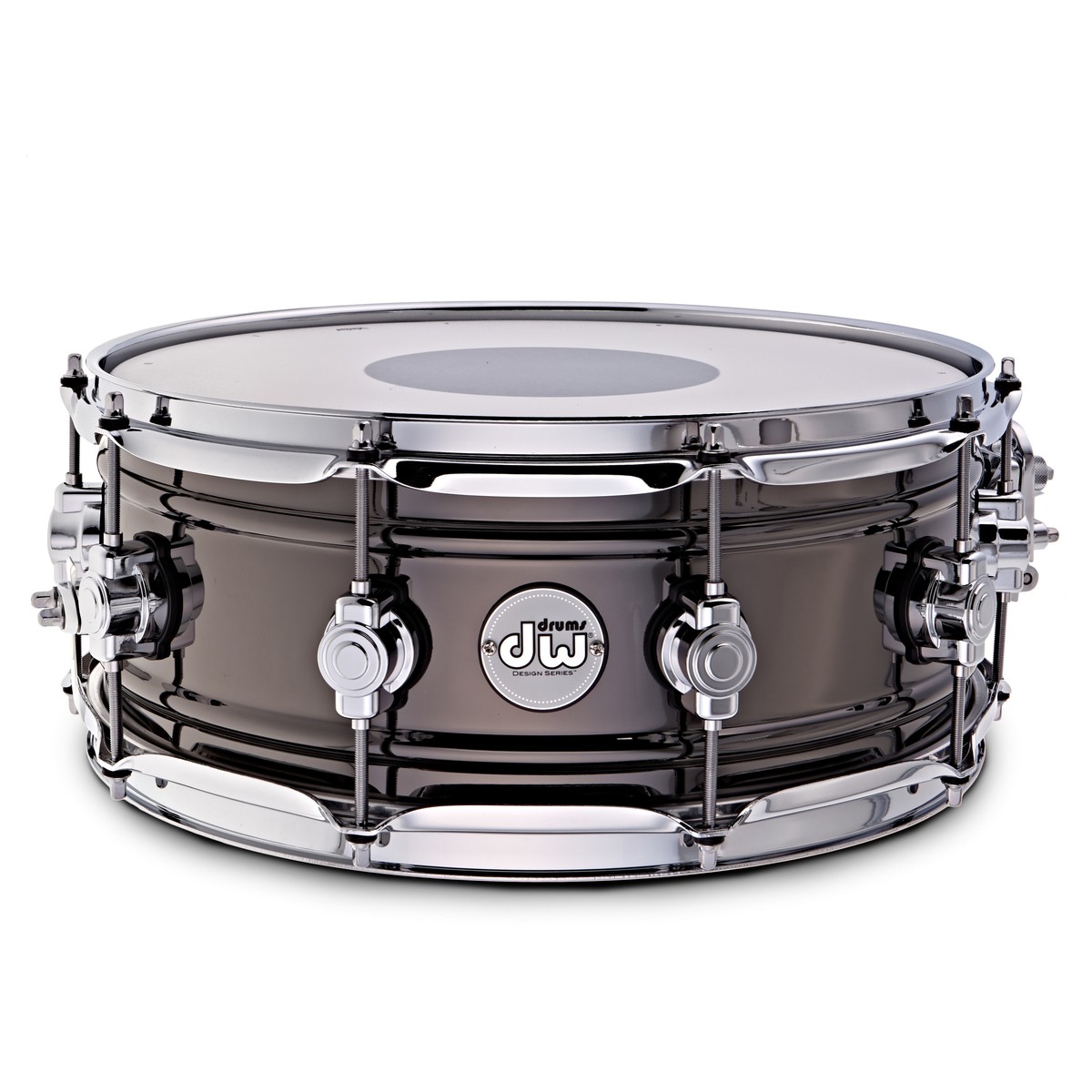 DW Design Series 14 x 5.5 Black Nickel Over Brass Snare Drum