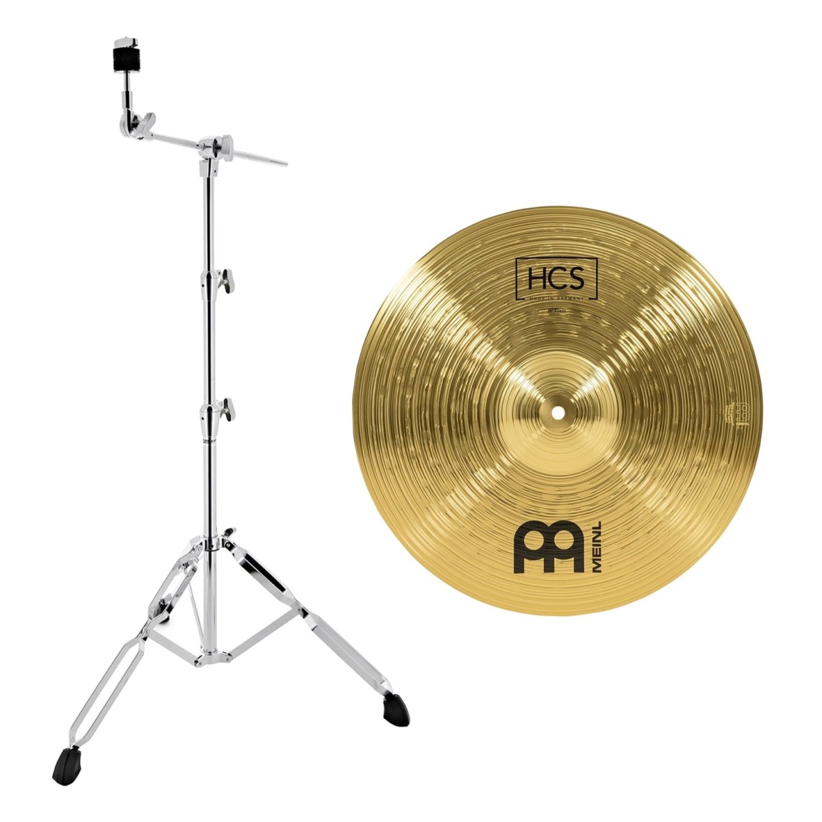 Meinl HCS 16 Crash & Premier Artist Boom Cymbal Stand