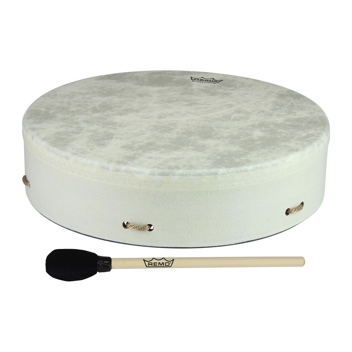 Remo Standard Buffalo Drum 16 x 3.5 White
