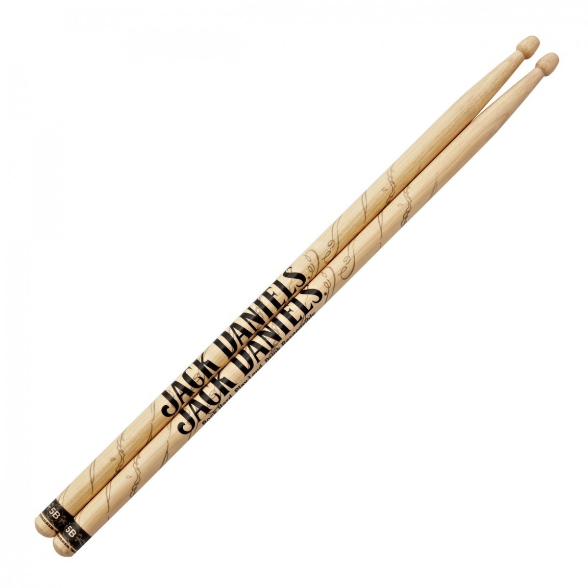 Jack Daniels Filigree 5B Hickory Drumsticks