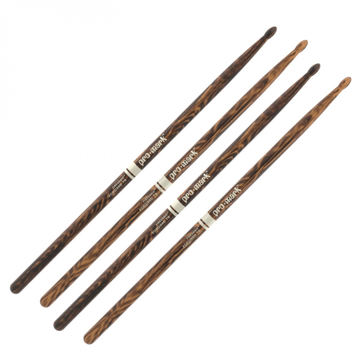Promark Classic Forward FireGrain 7A Wood Tip 2 Pair Value Bundle