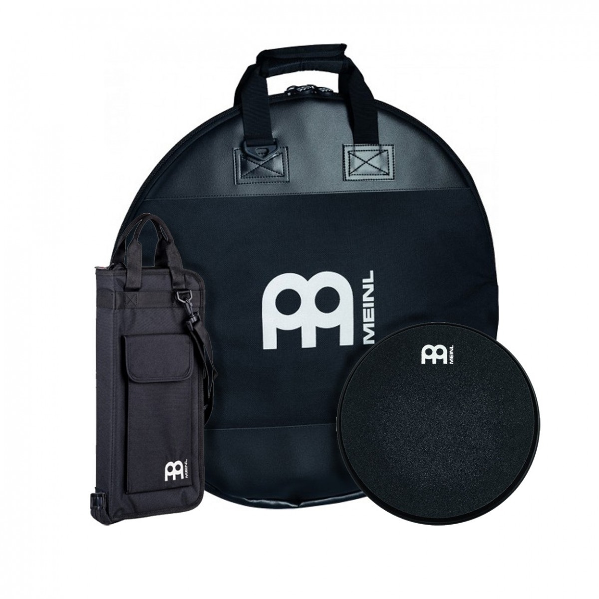 Meinl 22" Cymbal Bag Stick Bag & 6 Marshmallow Practice Pad Bundle
