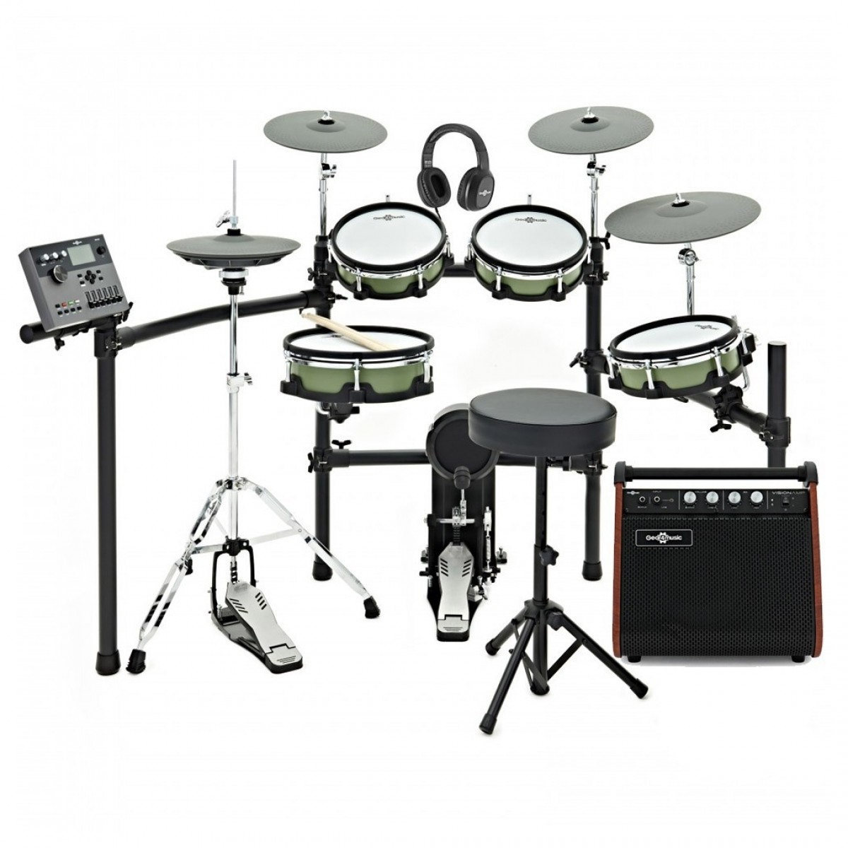 DD700 Electronic Drum Kit by Gear4music Custom Bundle