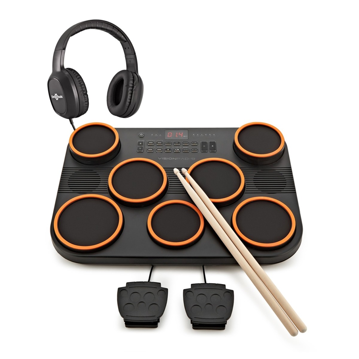 VISIONPAD-9 Electronic Mesh Drum Pad Pack