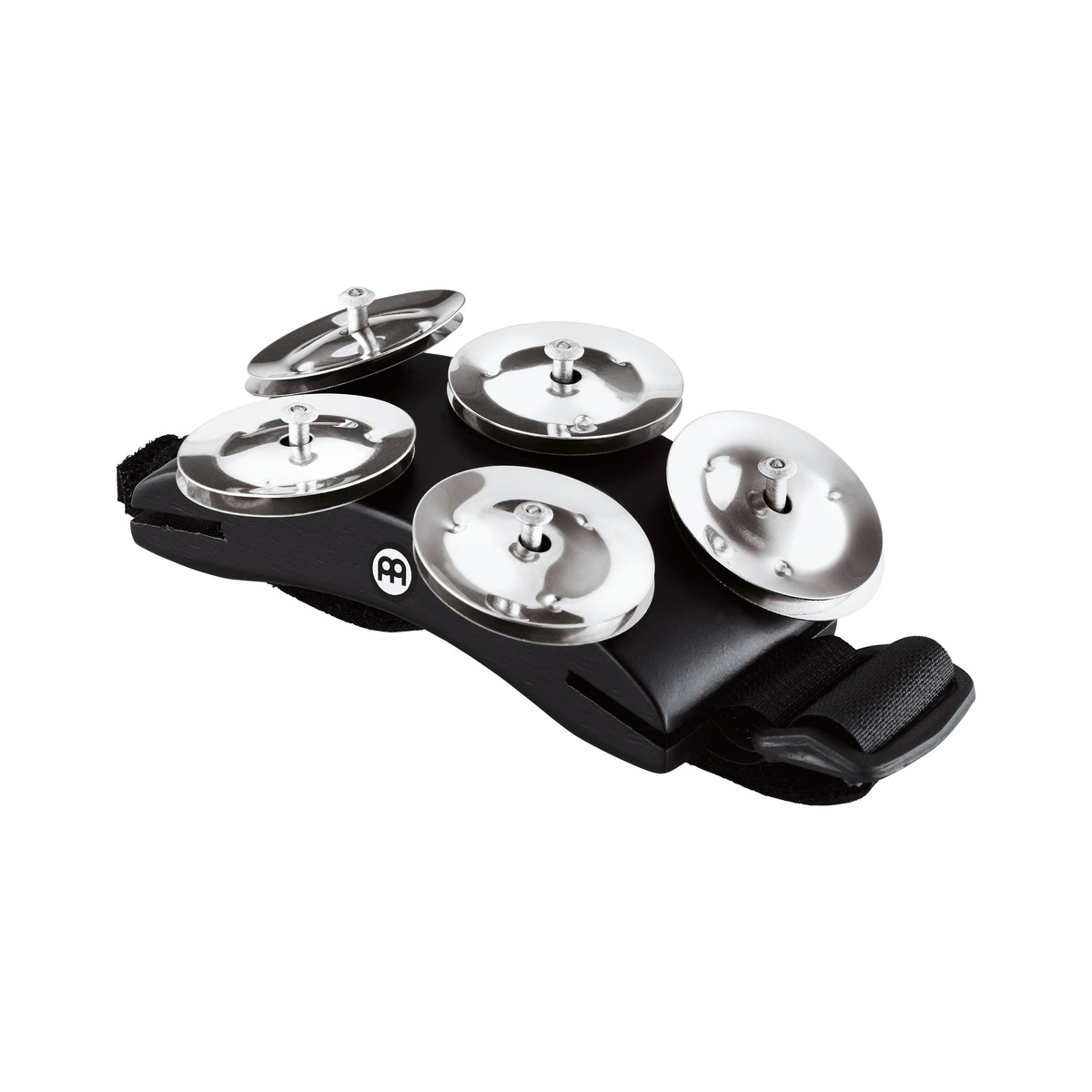 Meinl Percussion Cajon Foot Tambourine Black