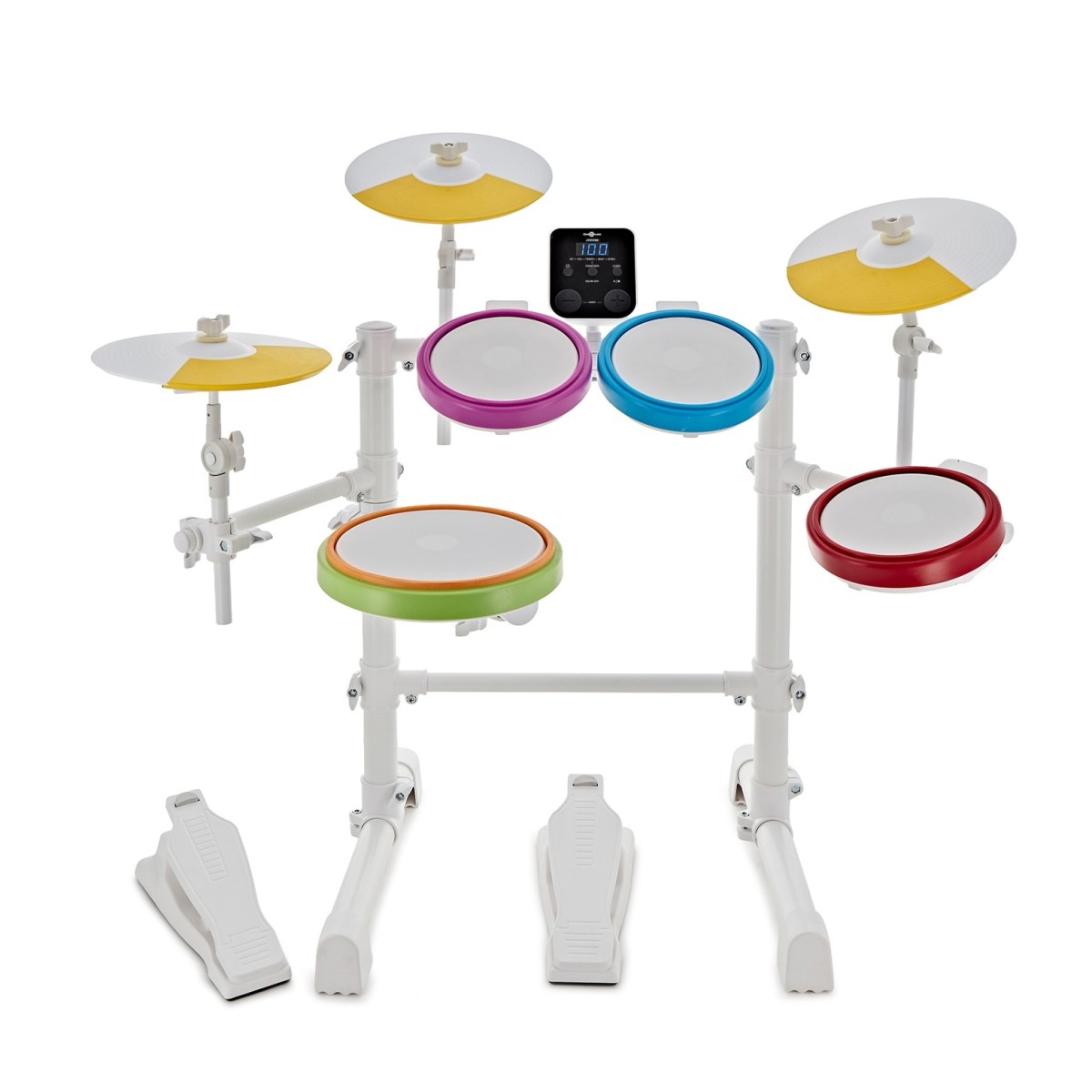 Junior Electronic Drum Kit by Gear4music White