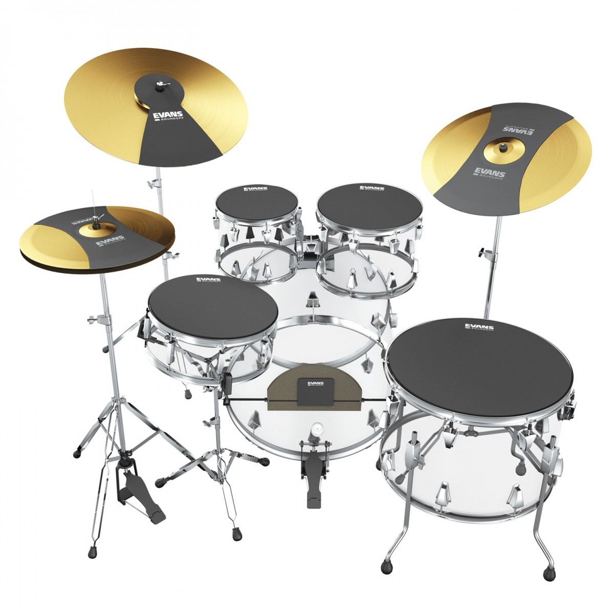 SoundOff by Evans Full Box Set Fusion